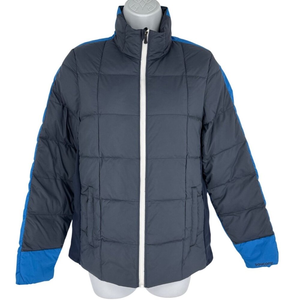 Saucony Snowdrift 2.0 Women's Jacket Size XS Blue Grey